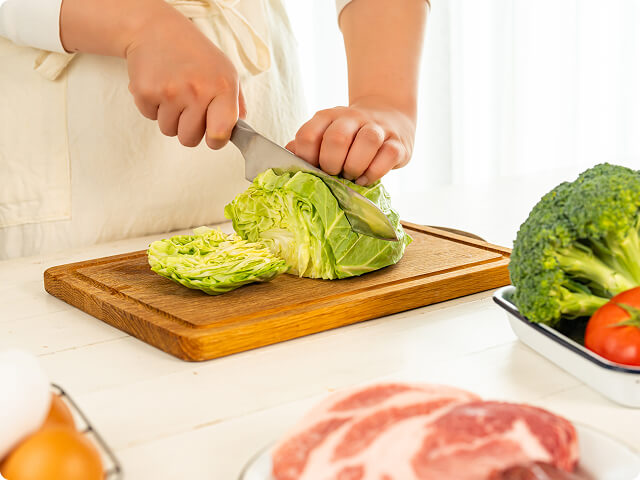 飼い主も味見できる安心の国産食材を使用